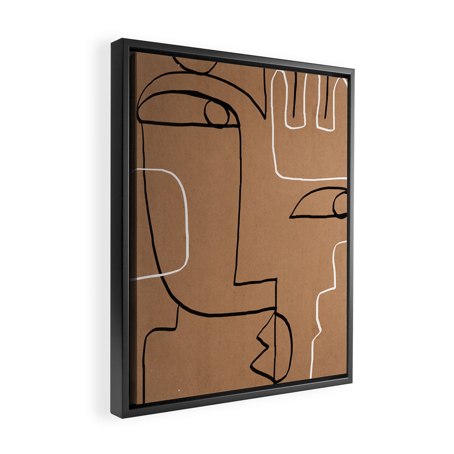 Abstract line art 40 Framed Canvas Print Gallery Image 2
