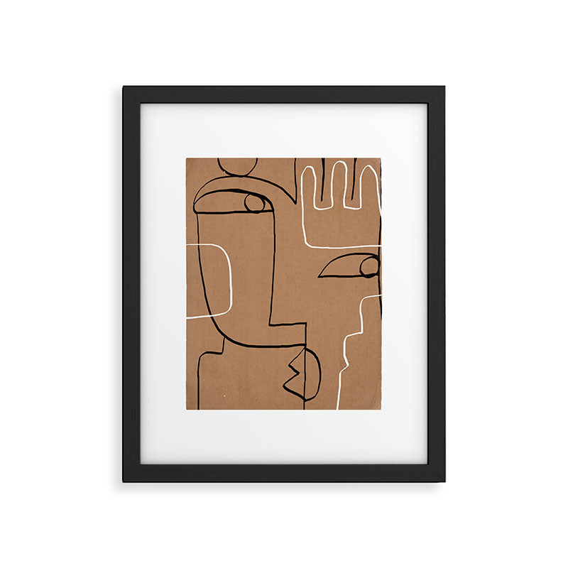Abstract line art 40 Framed Art Print Gallery Image 5