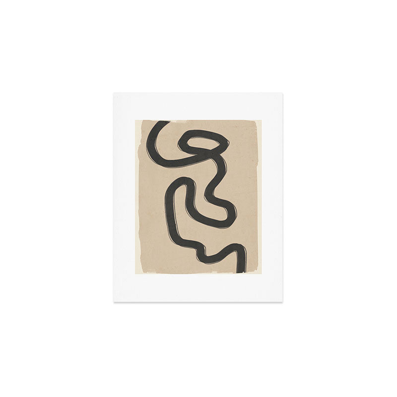 Abstract Line Art 43 Art Print