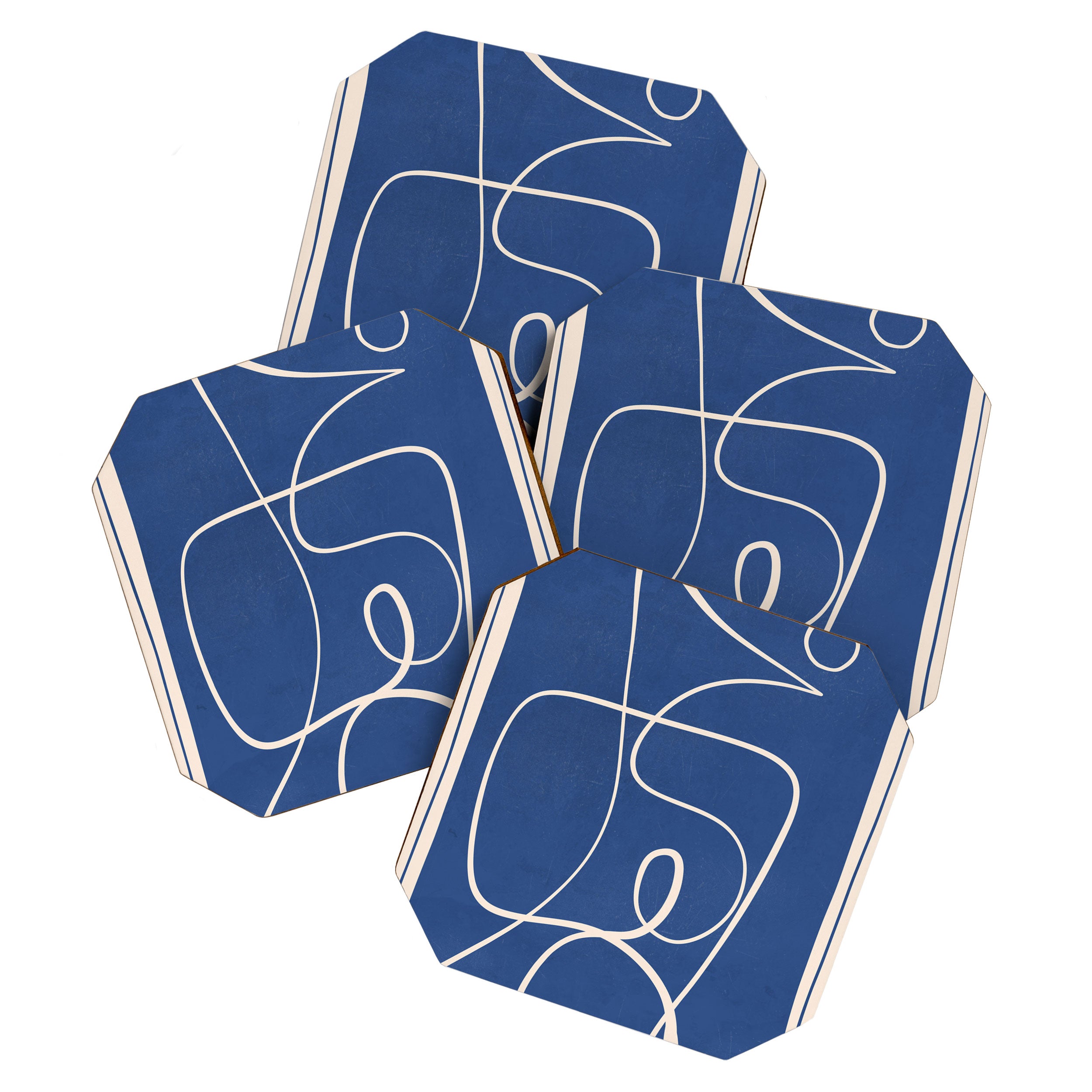 Abstract line art 44 Coaster Gallery Image 1