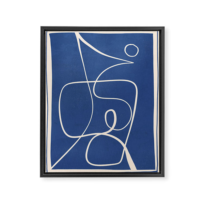 Abstract line art 44 Framed Canvas Print Gallery Image 1