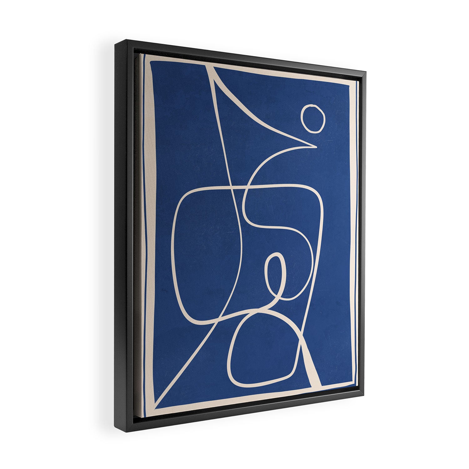 Abstract line art 44 Framed Canvas Print Gallery Image 2