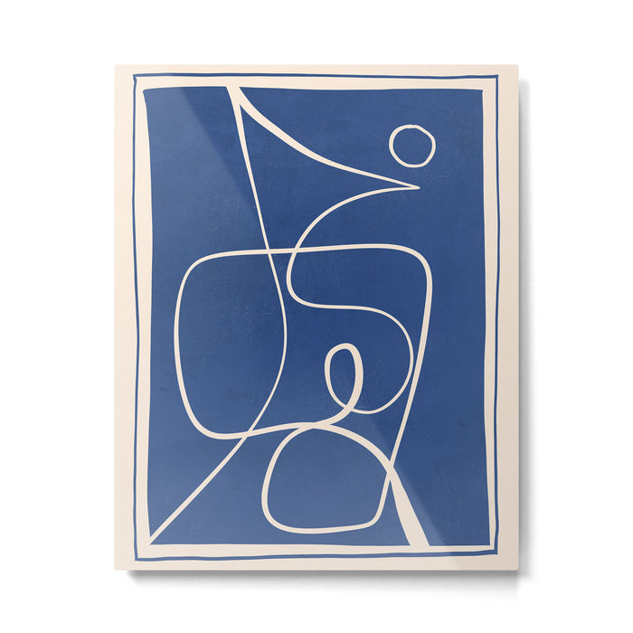 Abstract line art 44 Metal Print Gallery Image 1