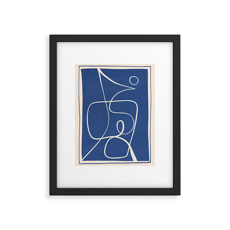 Abstract line art 44 Framed Art Print Gallery Image 5