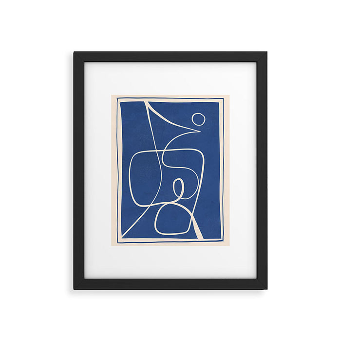 Abstract line art 44 Framed Art Print Gallery Image 1