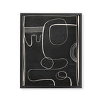 Abstract line art 48 Framed Canvas Print Gallery Image 6