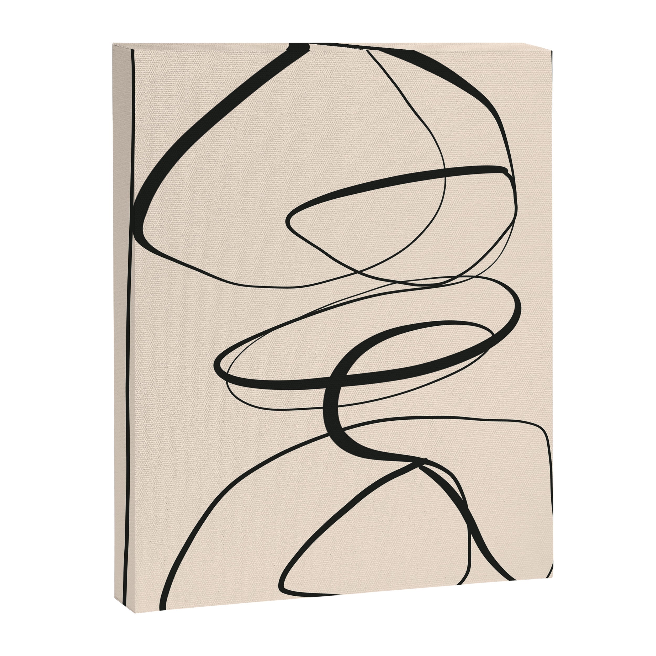 Abstract line art 48a Canvas Print Gallery Image 6