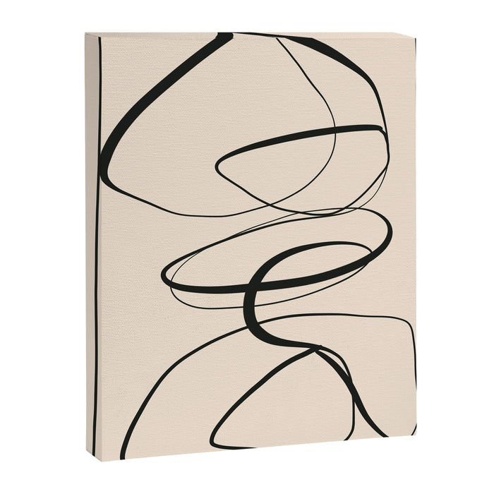 Abstract line art 48a Canvas Print Gallery Image 1