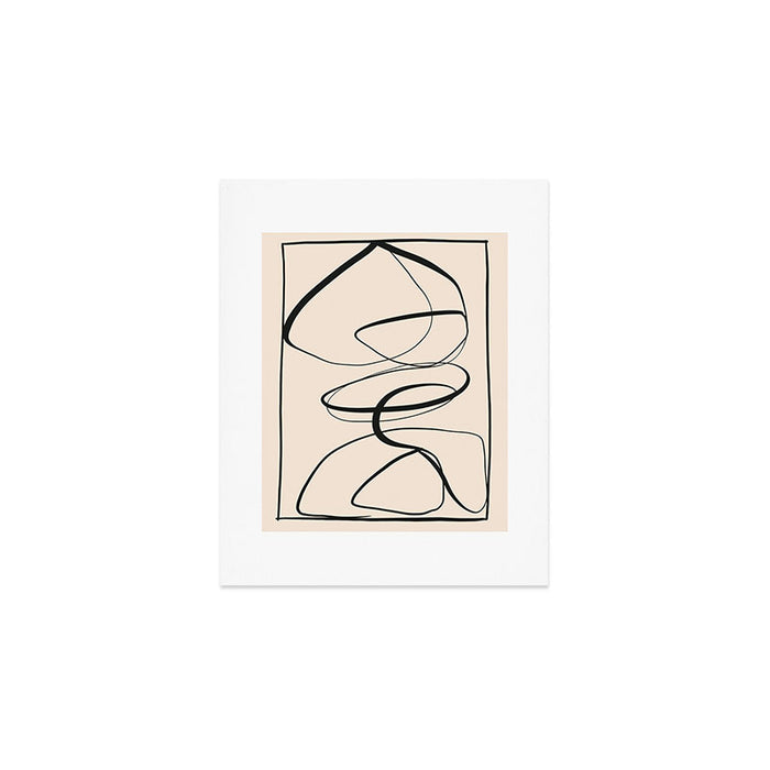 Abstract line art 48a Art Print Gallery Image 1