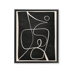 Abstract line art 49 Framed Canvas Print Gallery Image 6