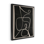 Abstract line art 49 Framed Canvas Print Gallery Image 2
