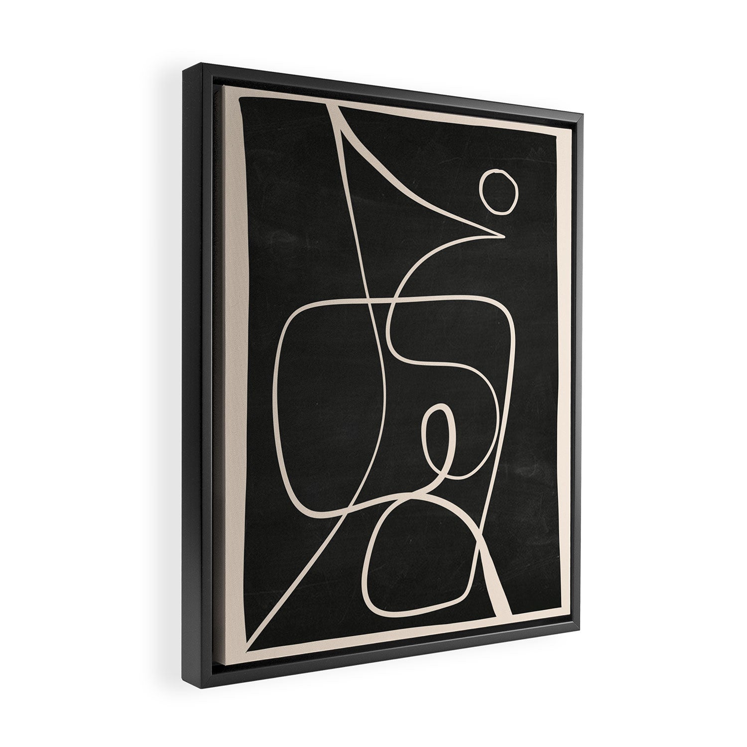 Abstract line art 49 Framed Canvas Print Gallery Image 2