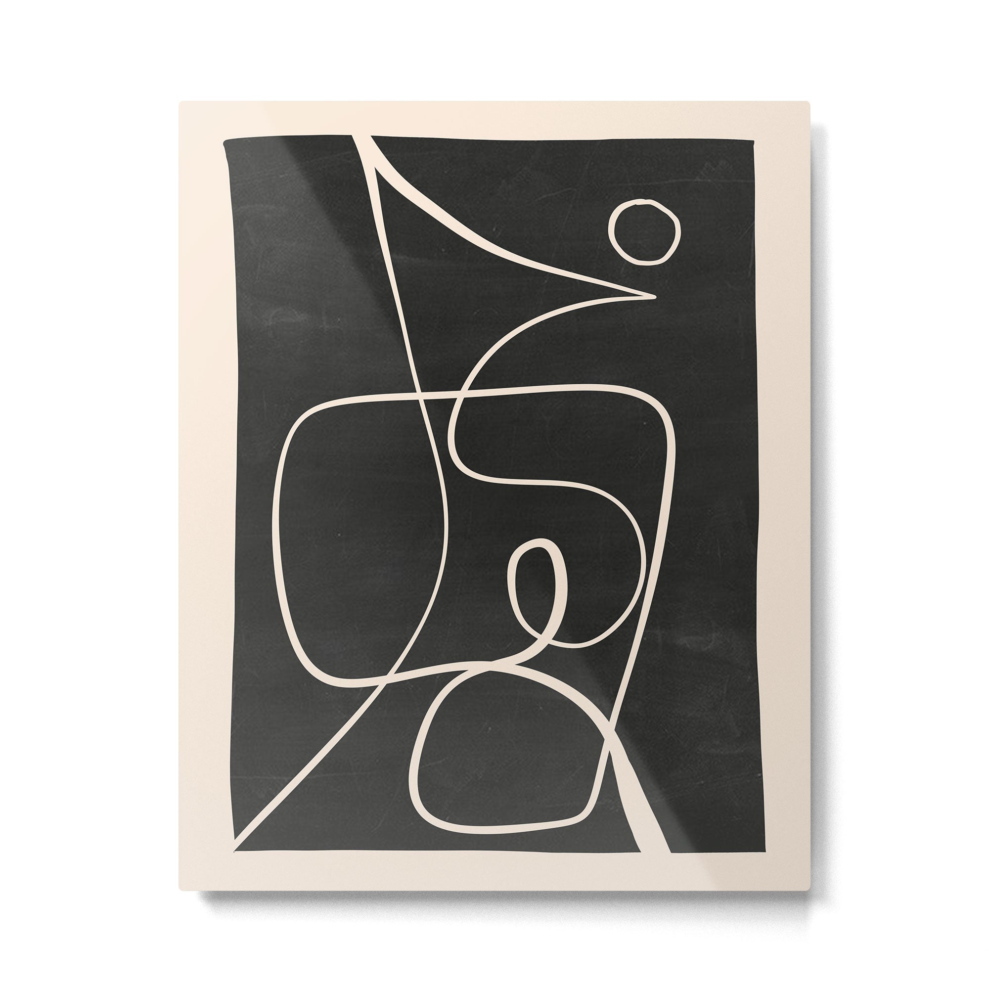 Abstract line art 49 Metal Print Gallery Image 4