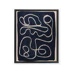Abstract line art 52 Framed Canvas Print Gallery Image 6