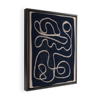 Abstract line art 52 Framed Canvas Print Gallery Image 2