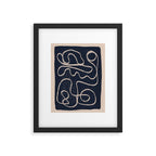 Abstract line art 52 Framed Art Print Gallery Image 5