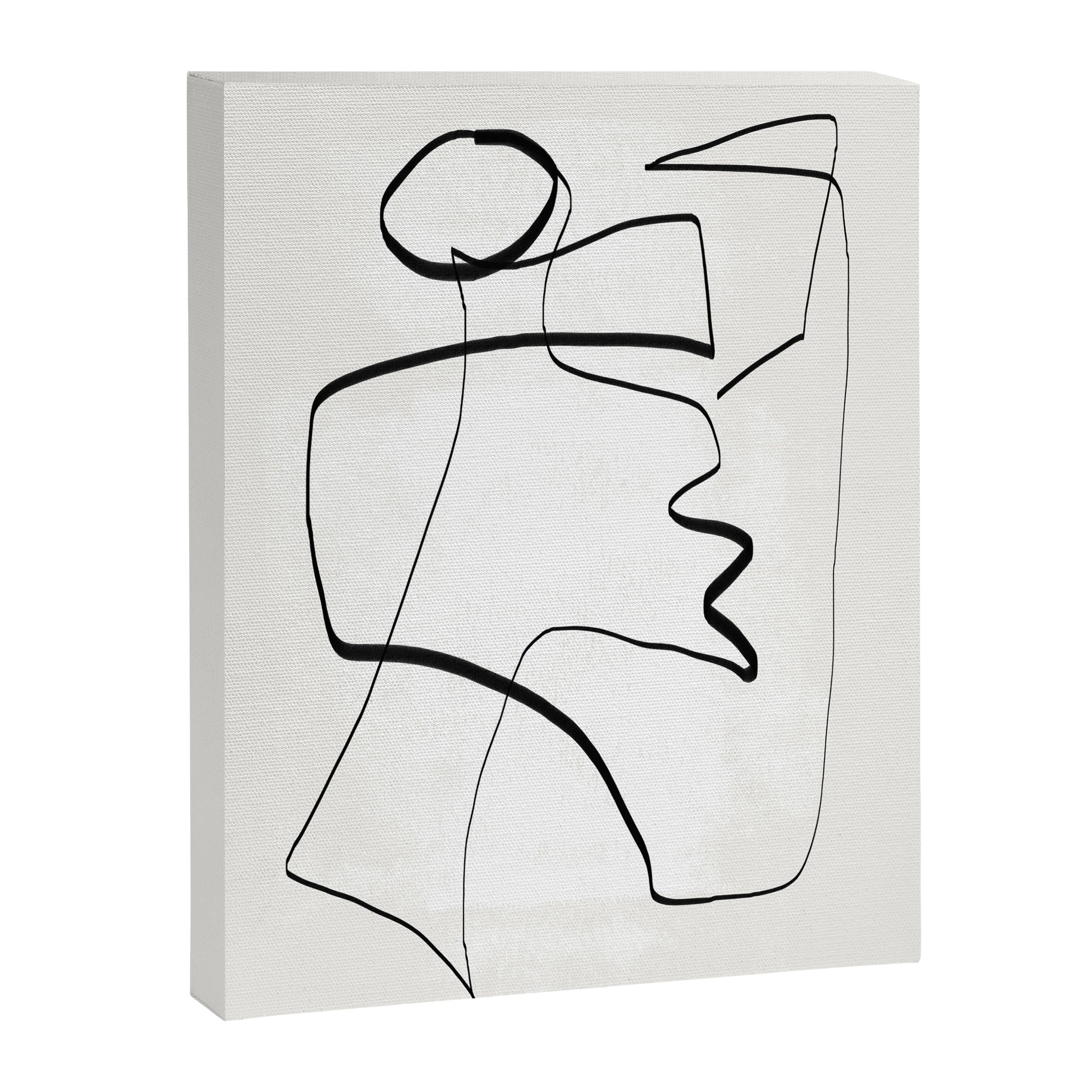 Abstract line art 6 Canvas Print Gallery Image 6