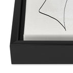 Abstract line art 6 Framed Canvas Print Gallery Image 3