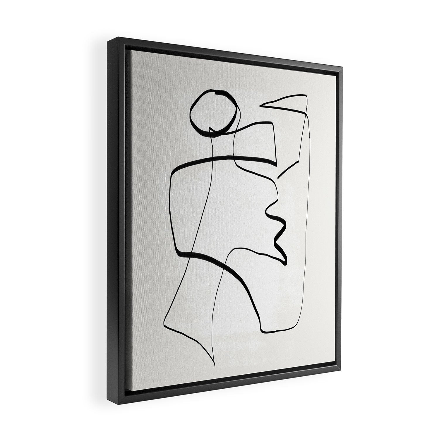 Abstract line art 6 Framed Canvas Print Gallery Image 2