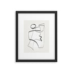 Abstract line art 6 Framed Art Print Gallery Image 5