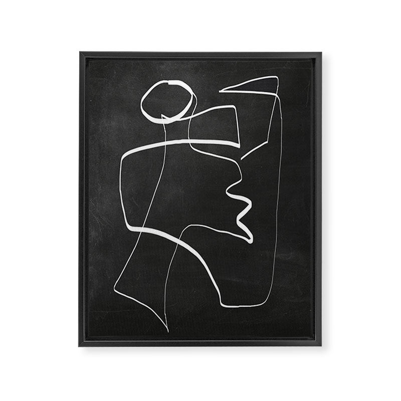 Abstract line art 6/2 Framed Canvas Print Gallery Image 6