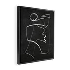 Abstract line art 6/2 Framed Canvas Print Gallery Image 2