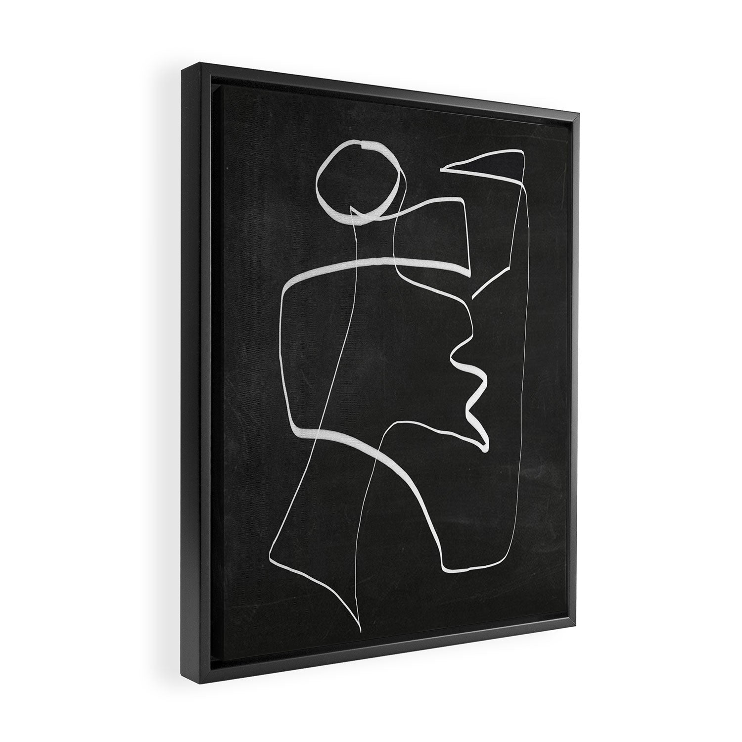Abstract line art 6/2 Framed Canvas Print Gallery Image 2