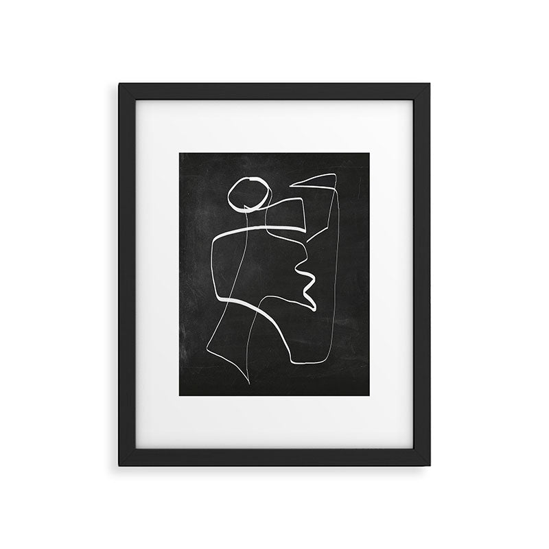 Abstract line art 6/2 Framed Art Print Gallery Image 4
