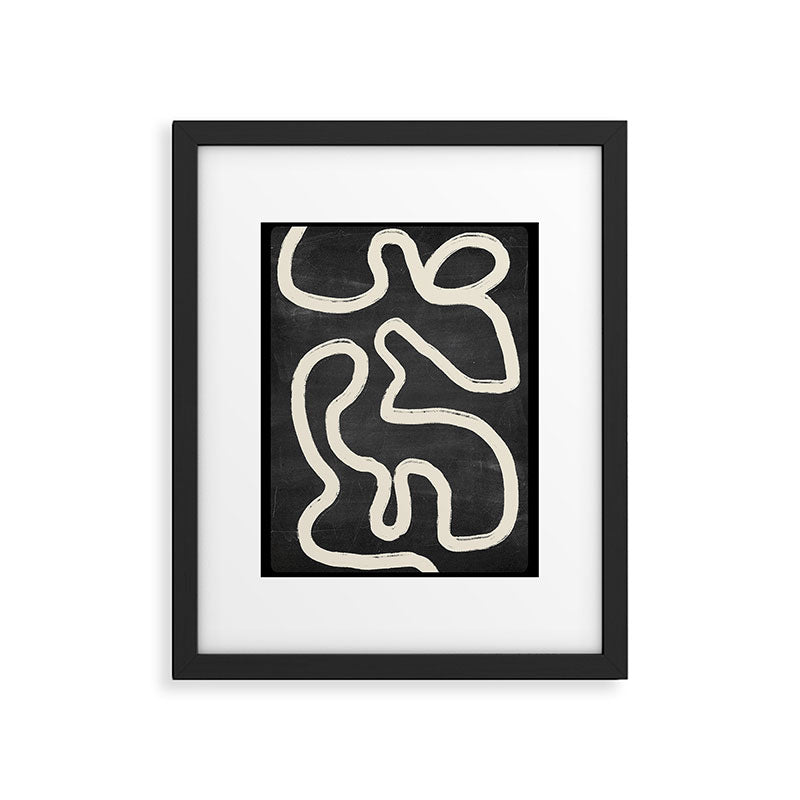 Abstract line art 63 Framed Art Print Gallery Image 5