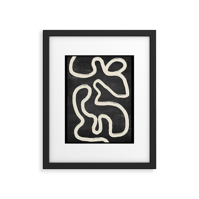 Abstract line art 63 Framed Art Print Gallery Image 1