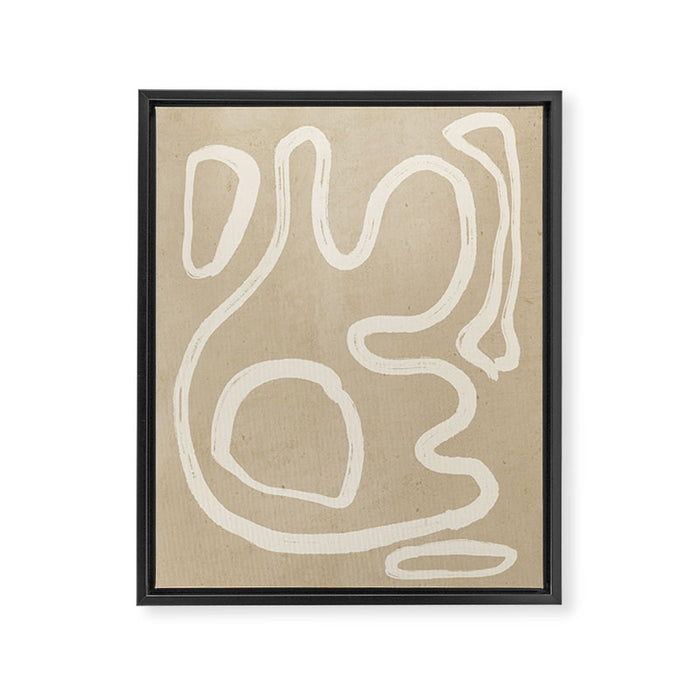 Abstract line art 71 Framed Canvas Print Gallery Image 1