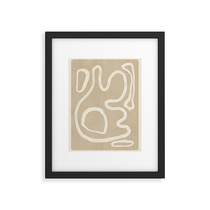 Abstract line art 71 Framed Art Print Gallery Image 1
