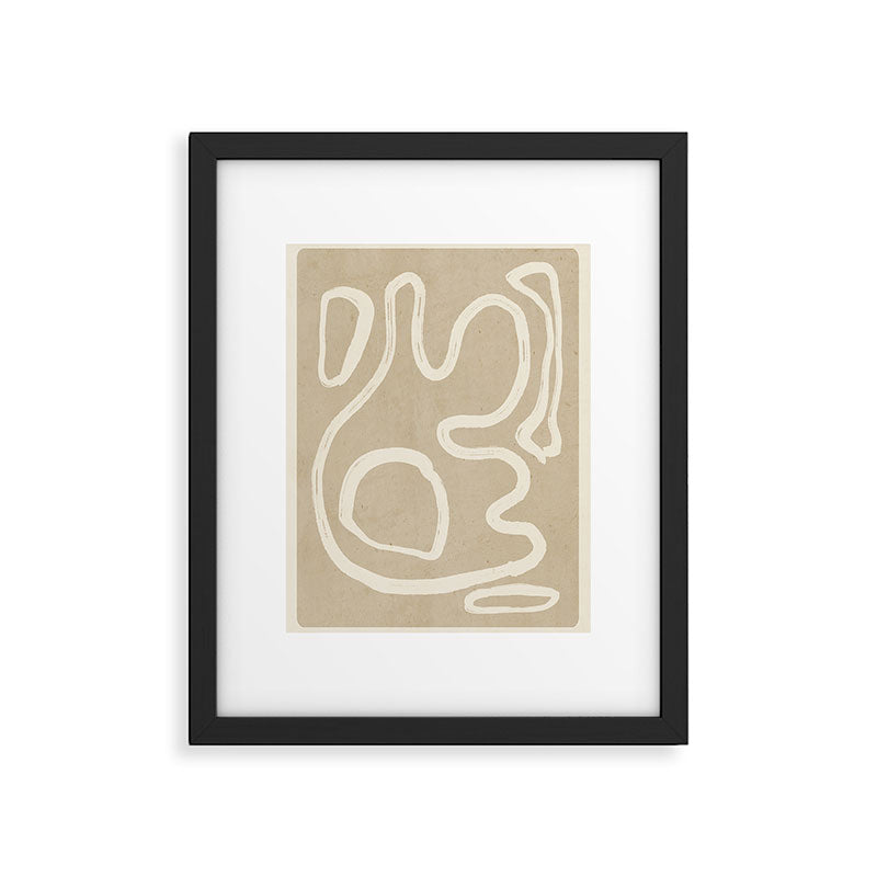 Abstract line art 71 Framed Art Print Gallery Image 5