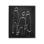 Abstract line art 72 Framed Canvas Print Gallery Image 6