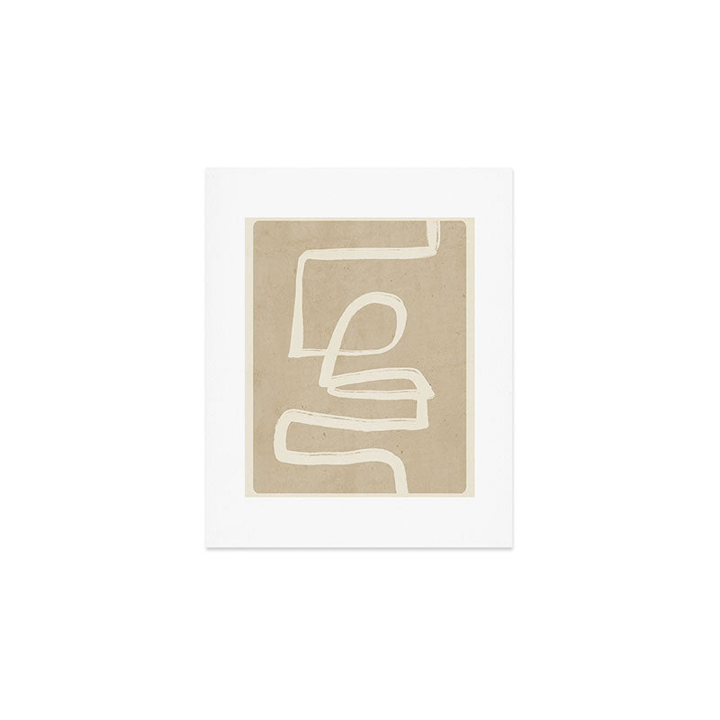 Abstract Line Art 72 Art Print