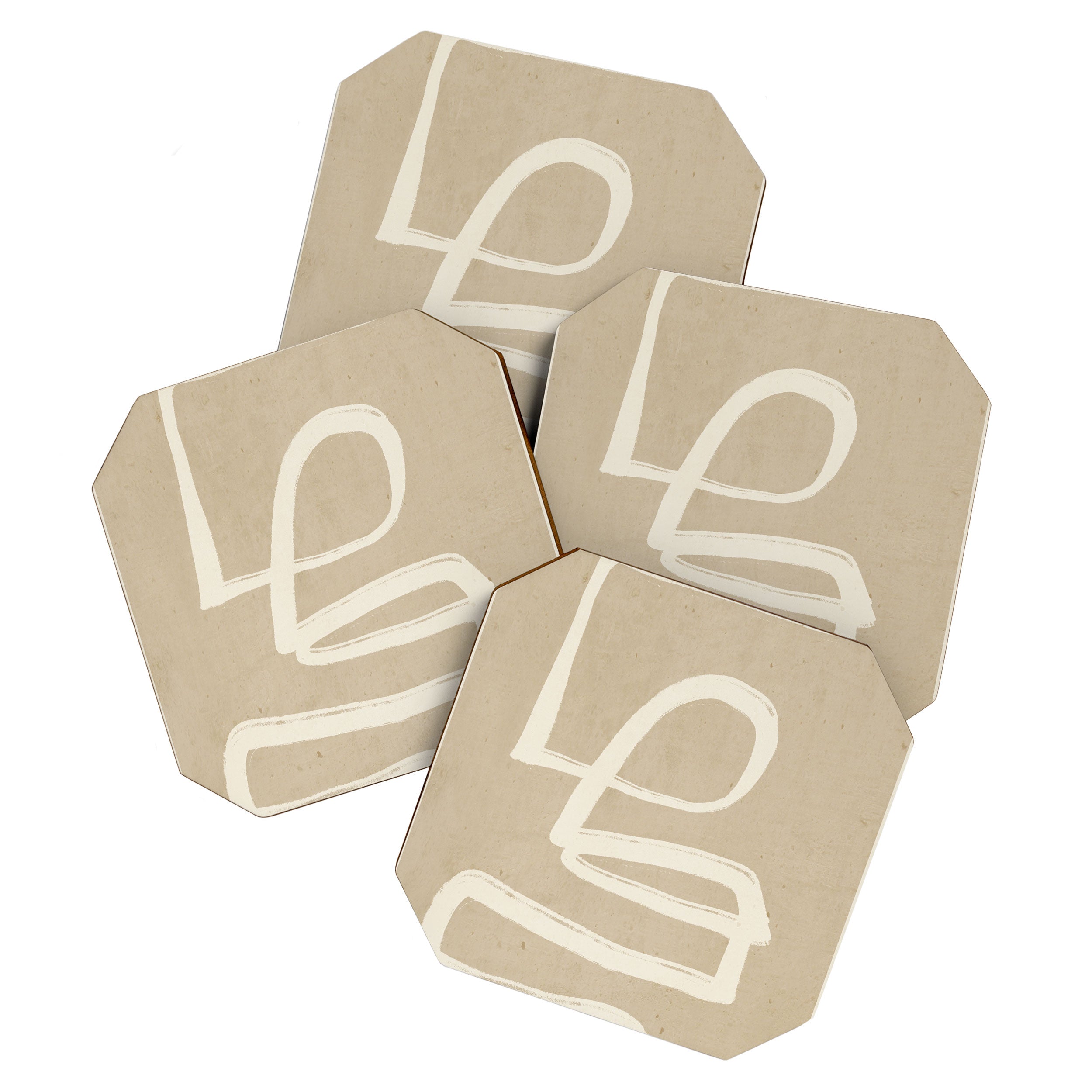 Abstract line art 72 Coaster Gallery Image 1
