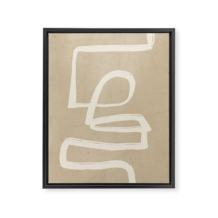 Abstract line art 72 Framed Canvas Print Gallery Image 1