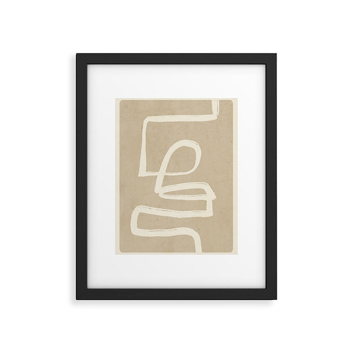 Abstract line art 72 Framed Art Print Gallery Image 1