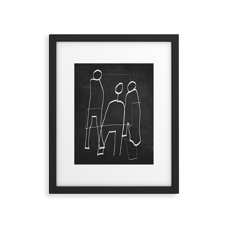 Abstract line art 72 Framed Art Print Gallery Image 5