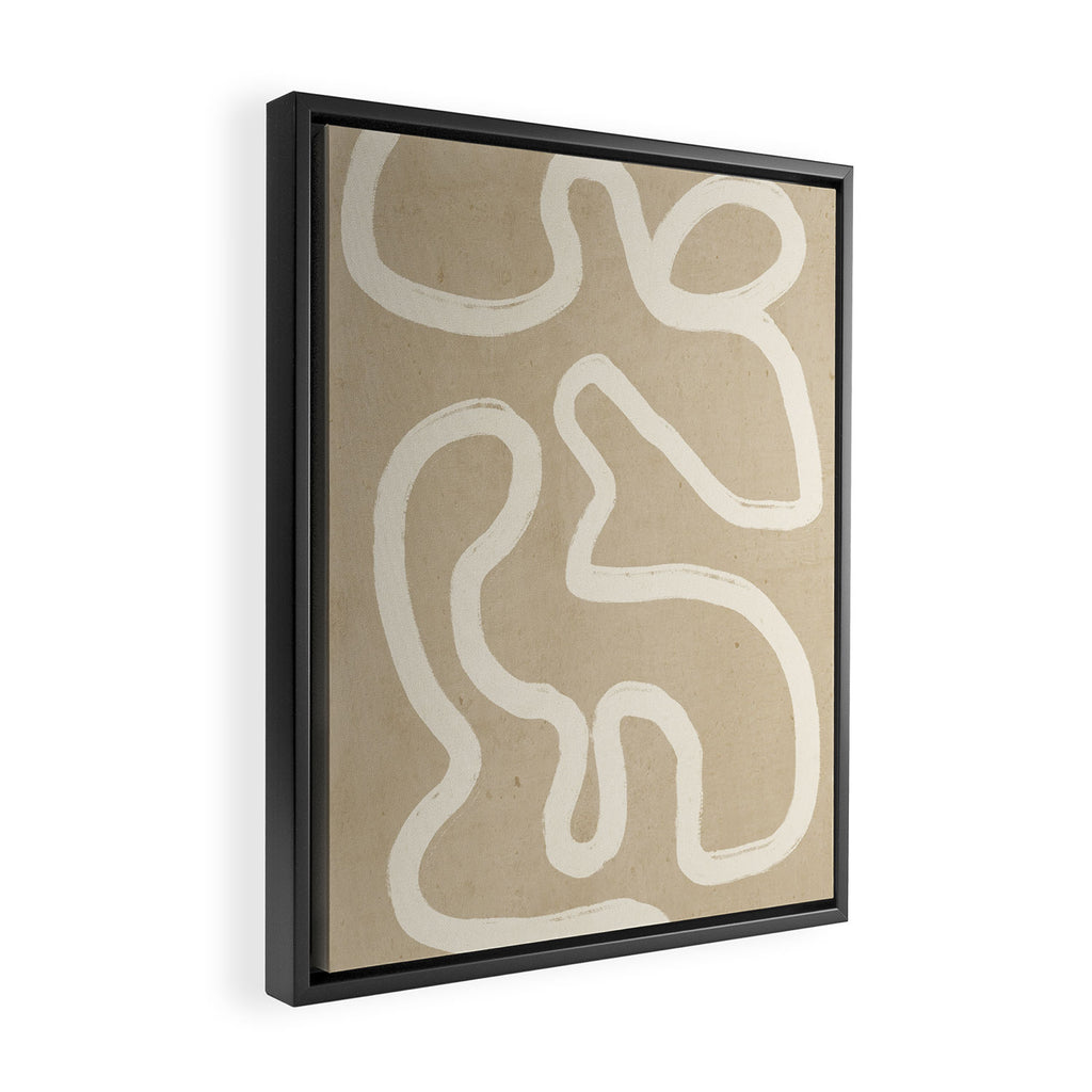 Abstract line art 73 Framed Canvas Print Gallery Image 2