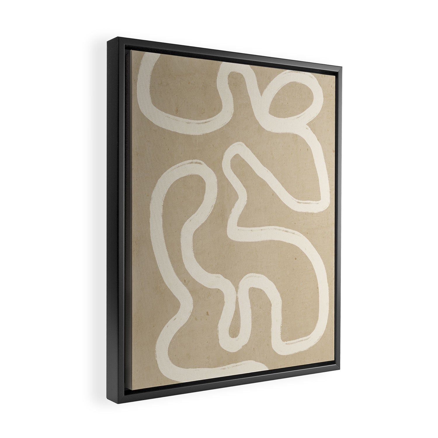 Abstract line art 73 Framed Canvas Print Gallery Image 2