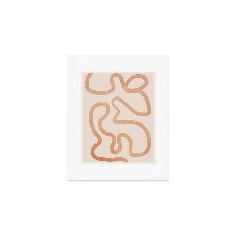 Abstract Line Art 75 Art Print