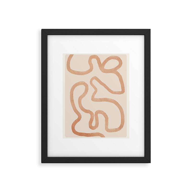 Abstract line art 75 Framed Art Print Gallery Image 5