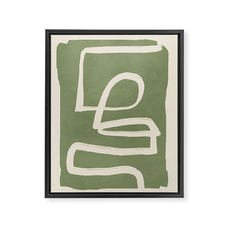 Abstract line art 77 Framed Canvas Print Gallery Image 6