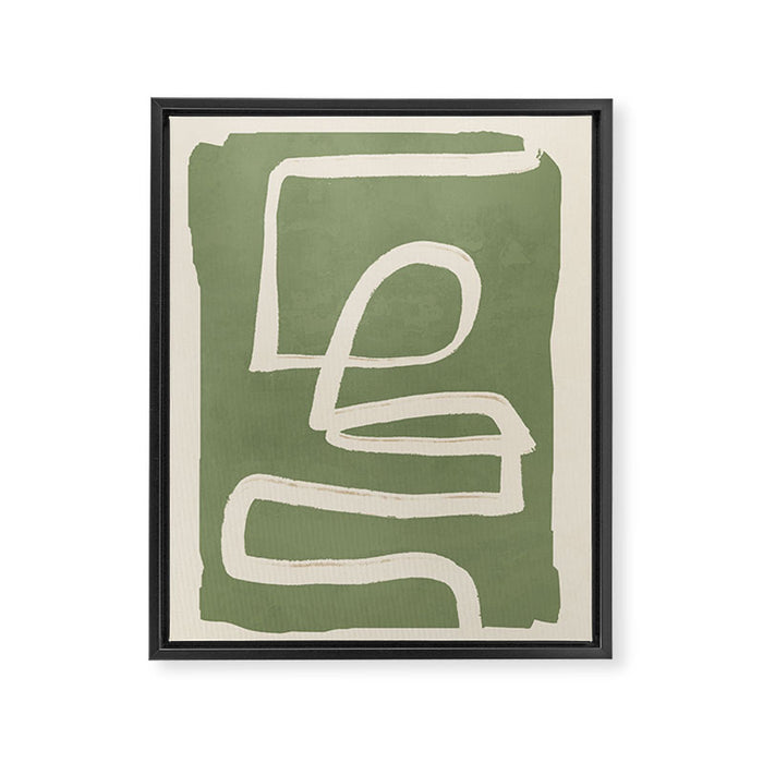 Abstract line art 77 Framed Canvas Print Gallery Image 1