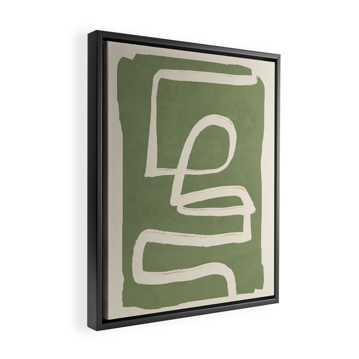 Abstract line art 77 Framed Canvas Print Gallery Image 2