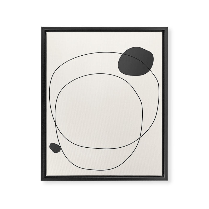 Abstract line art 79 Framed Canvas Print Gallery Image 8