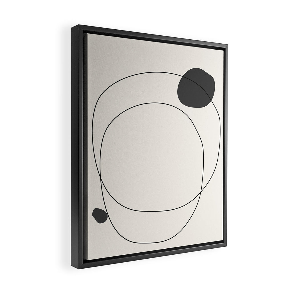 Abstract line art 79 Framed Canvas Print Gallery Image 2