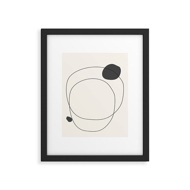 Abstract line art 79 Framed Art Print Gallery Image 6