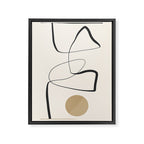 Abstract line art 84 Framed Canvas Print Gallery Image 6